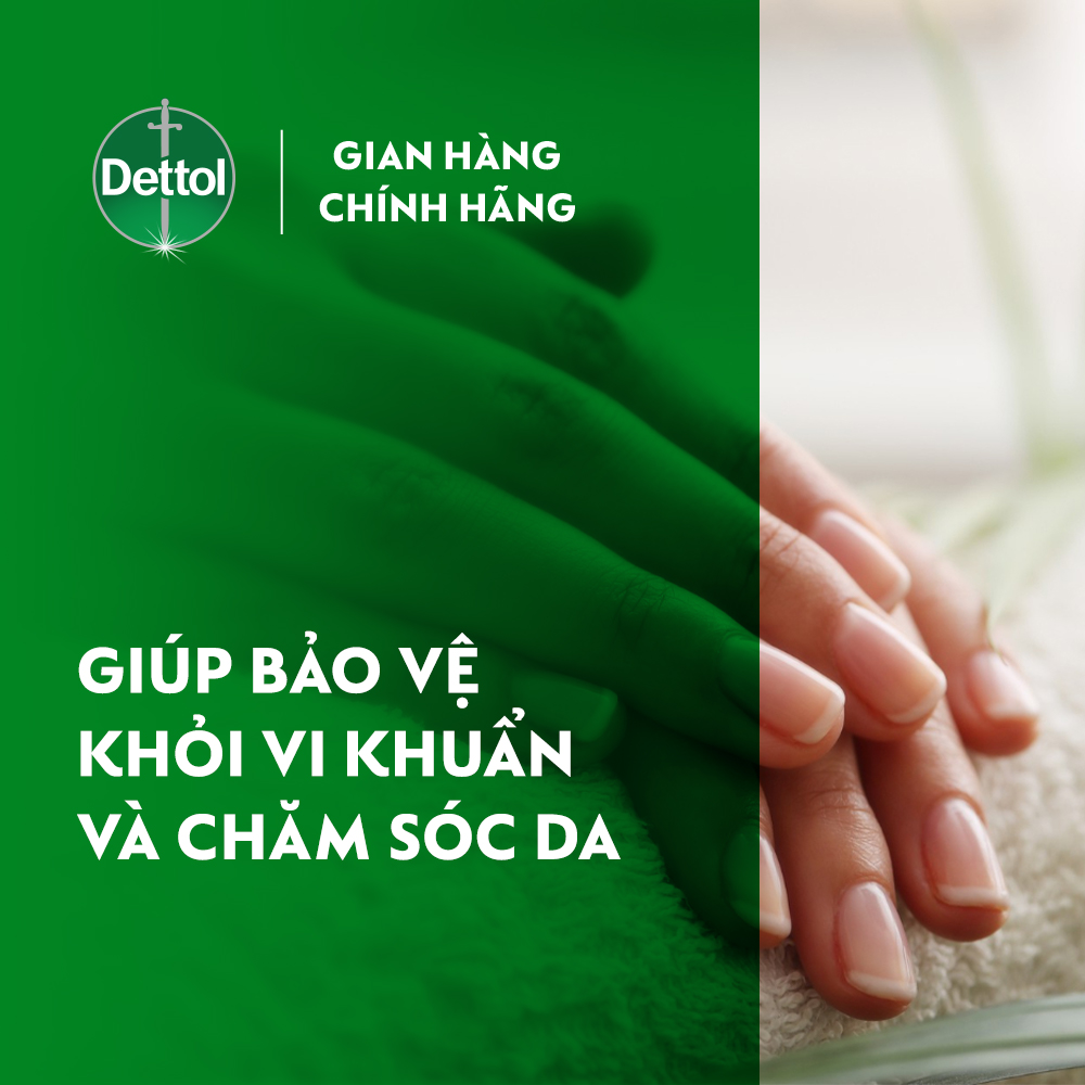 Combo 6 xà phòng Dettol kháng khuẩn dưỡng da 100g