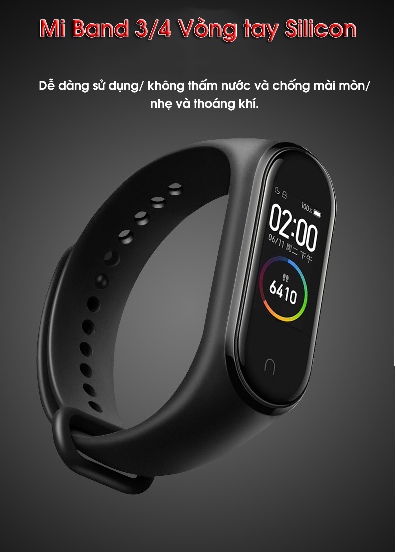 Dây Đeo Thay Thế Cho Vòng Đeo Tay Thông Minh Xiaomi Mi Band 5 PKCB - Hàng chính hãng