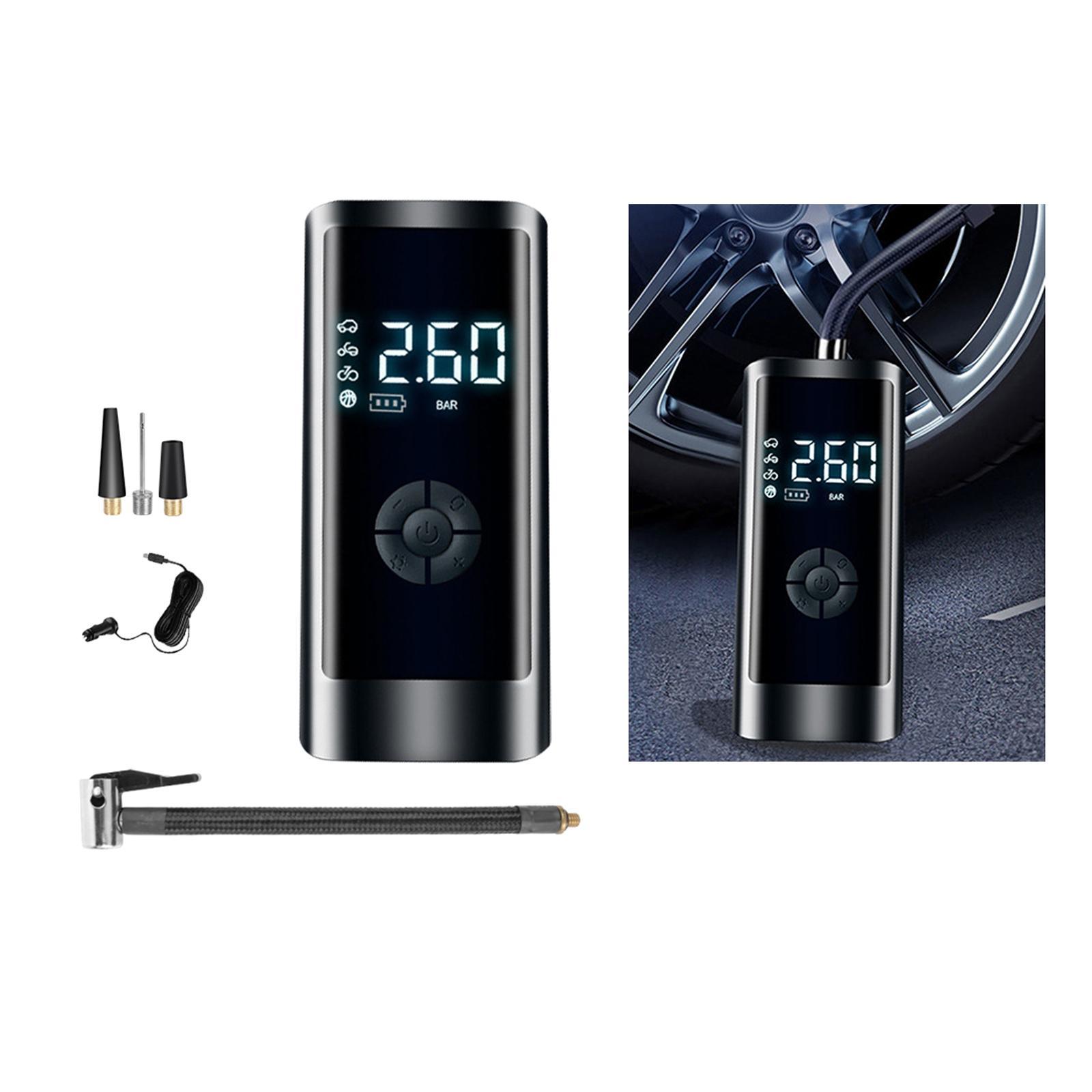 Tire Inflator Tire Air Pump Multi Purpose Dissipation Car Tire Inflatable Pump Air Compressor Tire Inflator for Bicycles Ball