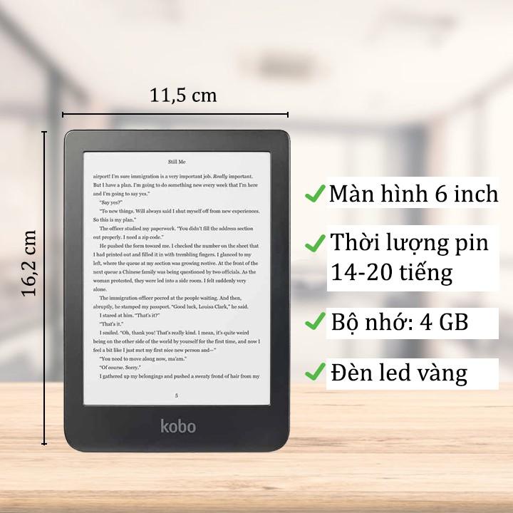 Máy đọc sách Kobo Clara HD - Hàng Chính Hãng