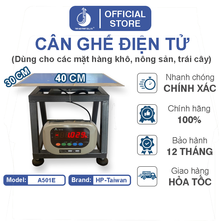 Cân Ghế Điện Tử A501E-30X40CM