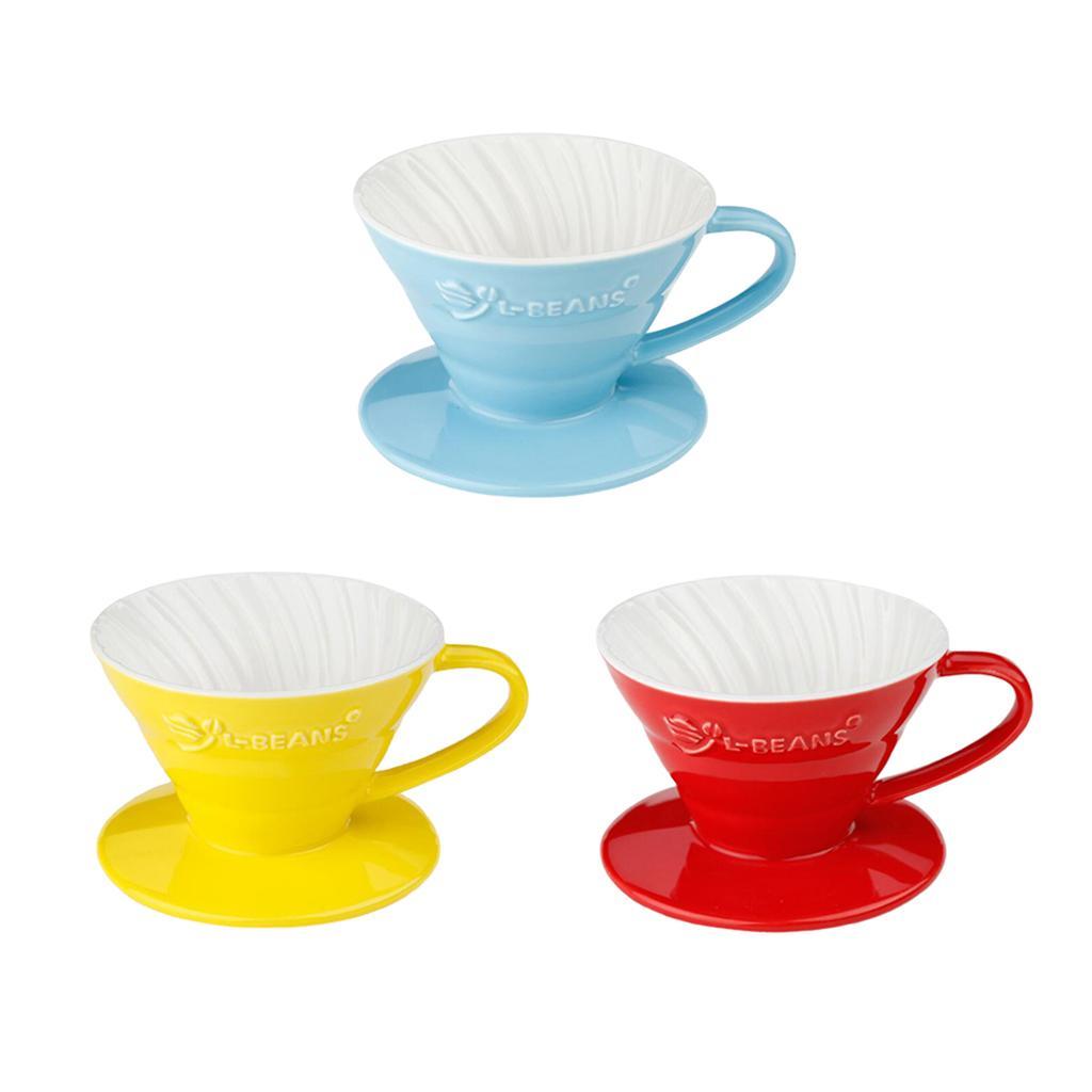 Ceramic Coffee Dripper, Red