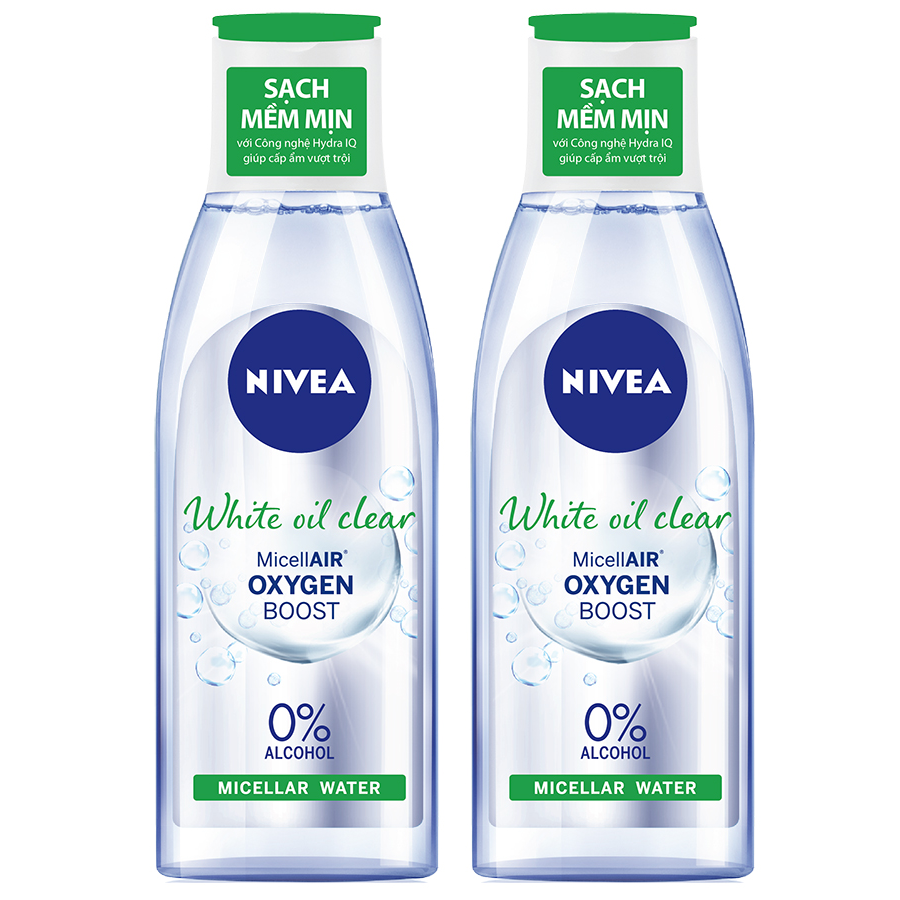 Combo 2 Nước Tẩy Trang Giúp Kiểm Soát Nhờn Và Mụn Nivea Make Up Clear (125ml*2)