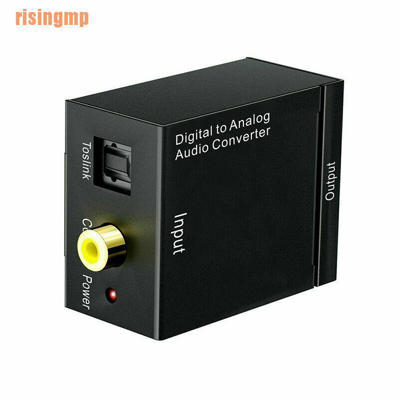 Bộ chuyển đổi âm thanh trục quang học kỹ thuật số sang Analog RCA L / R kèm dây cáp