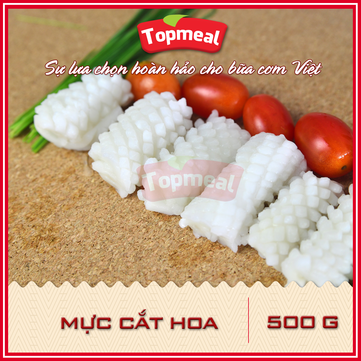 HCM - Mực cắt hoa - Thích hợp với các món xào, rim, nướng, om nước dừa,... -