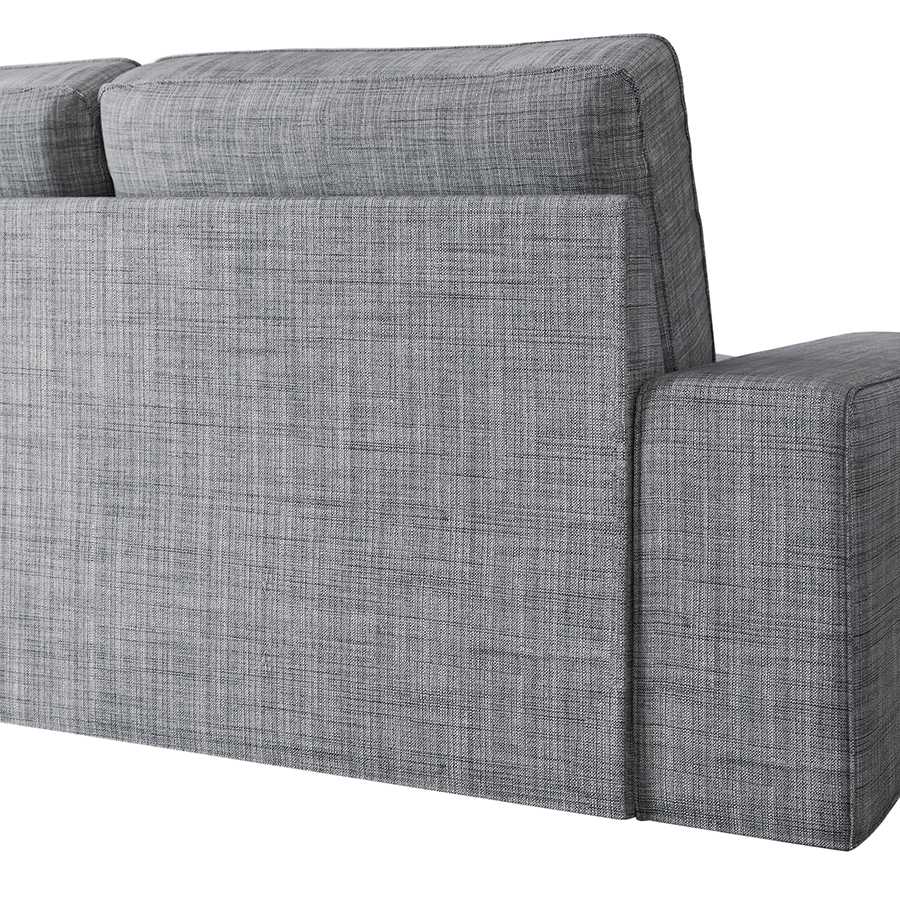 Ghế Sofa Góc 3 Chỗ Kivik KOZOKA - Xám