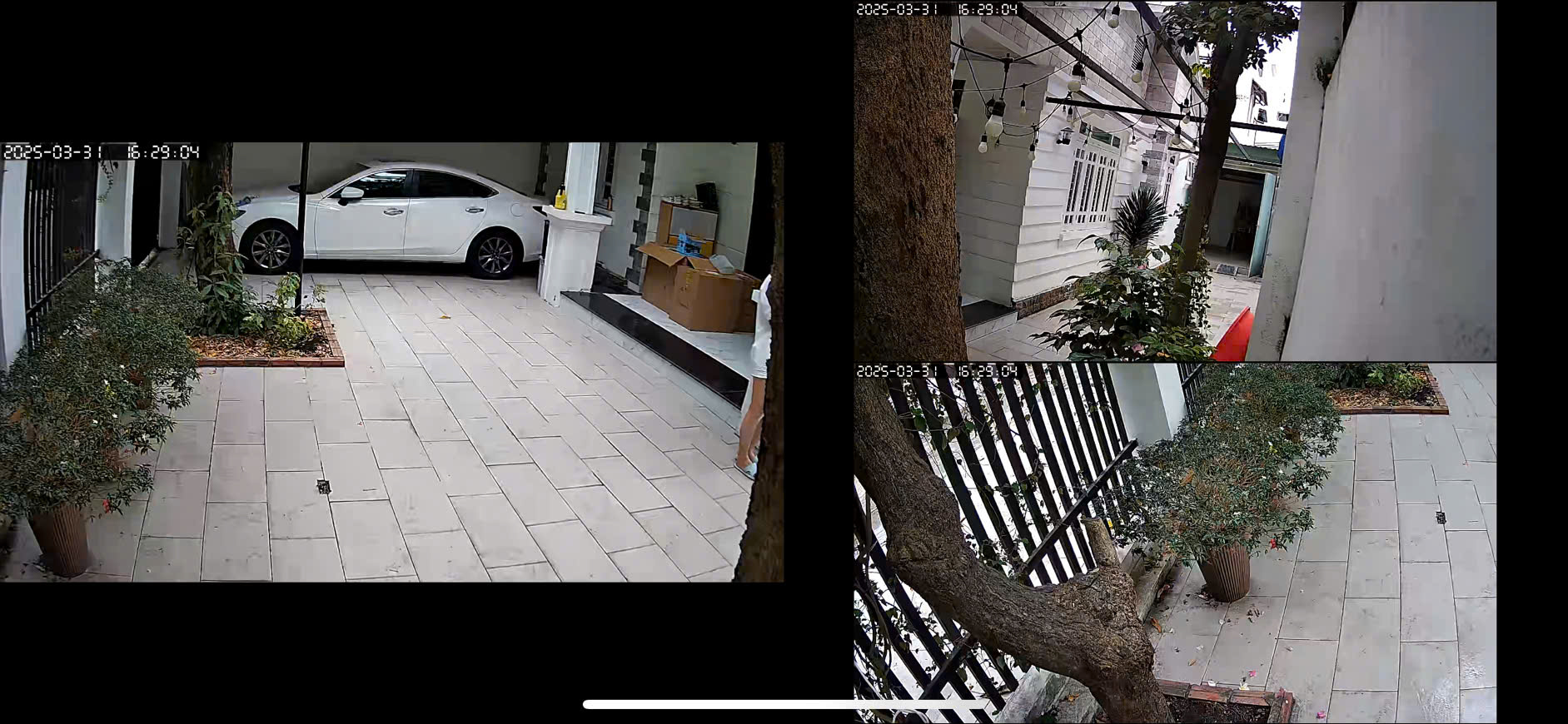 Camera wifi Yoosee Ngoài Trời 20MPX 4 Mắt 3 Màn Hình Kép Q10-28 Phiên Bản Mới 2025,Đêm Có Màu, Đàm Thoại Hai Chiều, Chống Nước Nhựa IP66, Hàng Nhập Khẩu