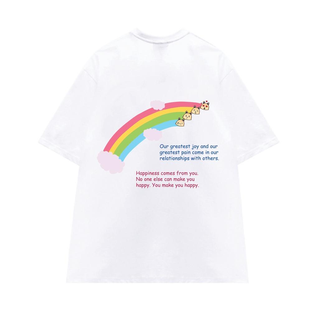 ÁO THUN TAY NGẮN NAM NỮ Outfit Cotton 4 Chiều