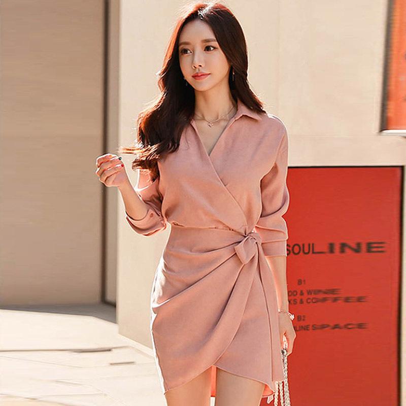 Đầm Sơ Mi Dáng Ôm Thiết Kế Quyến Rũ Cho Nữ