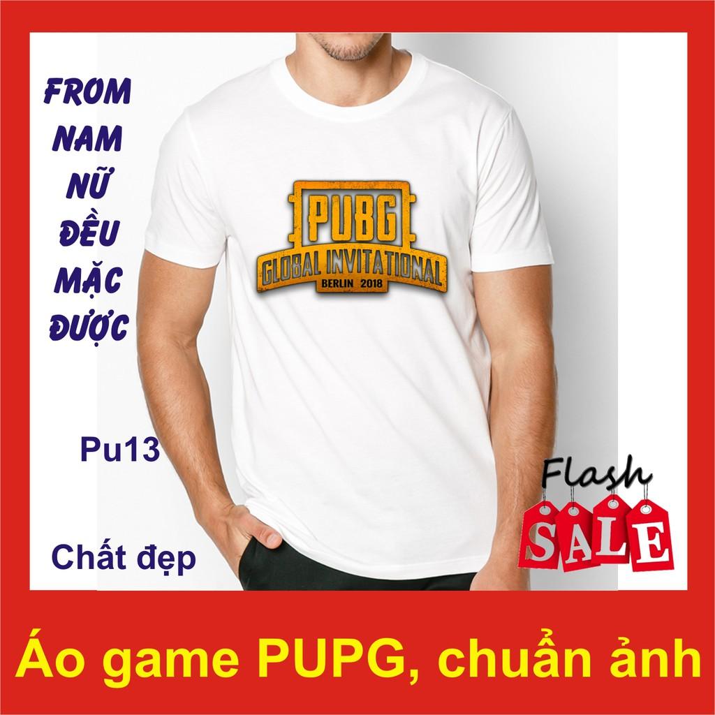 Áo thun PUPG 13, game, bao đổi trả chất đẹp