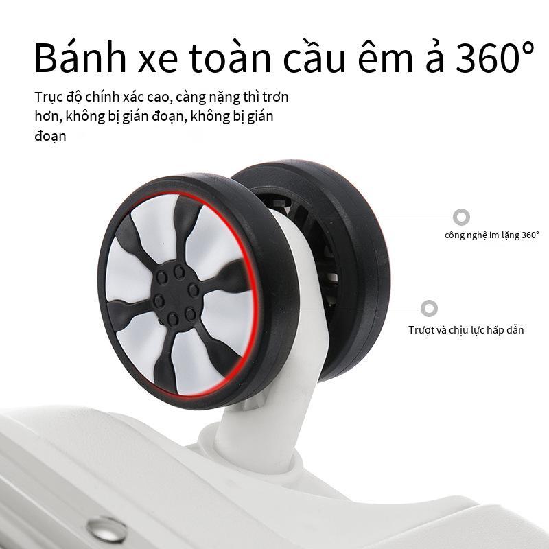 Đảm bảo chất lượng vali nữ 20 inch lưới ins đỏ đơn giản đồng màu lên máy bay hộp mật khẩu khung nhôm dày xe đẩy trường hợp nam 24 inch