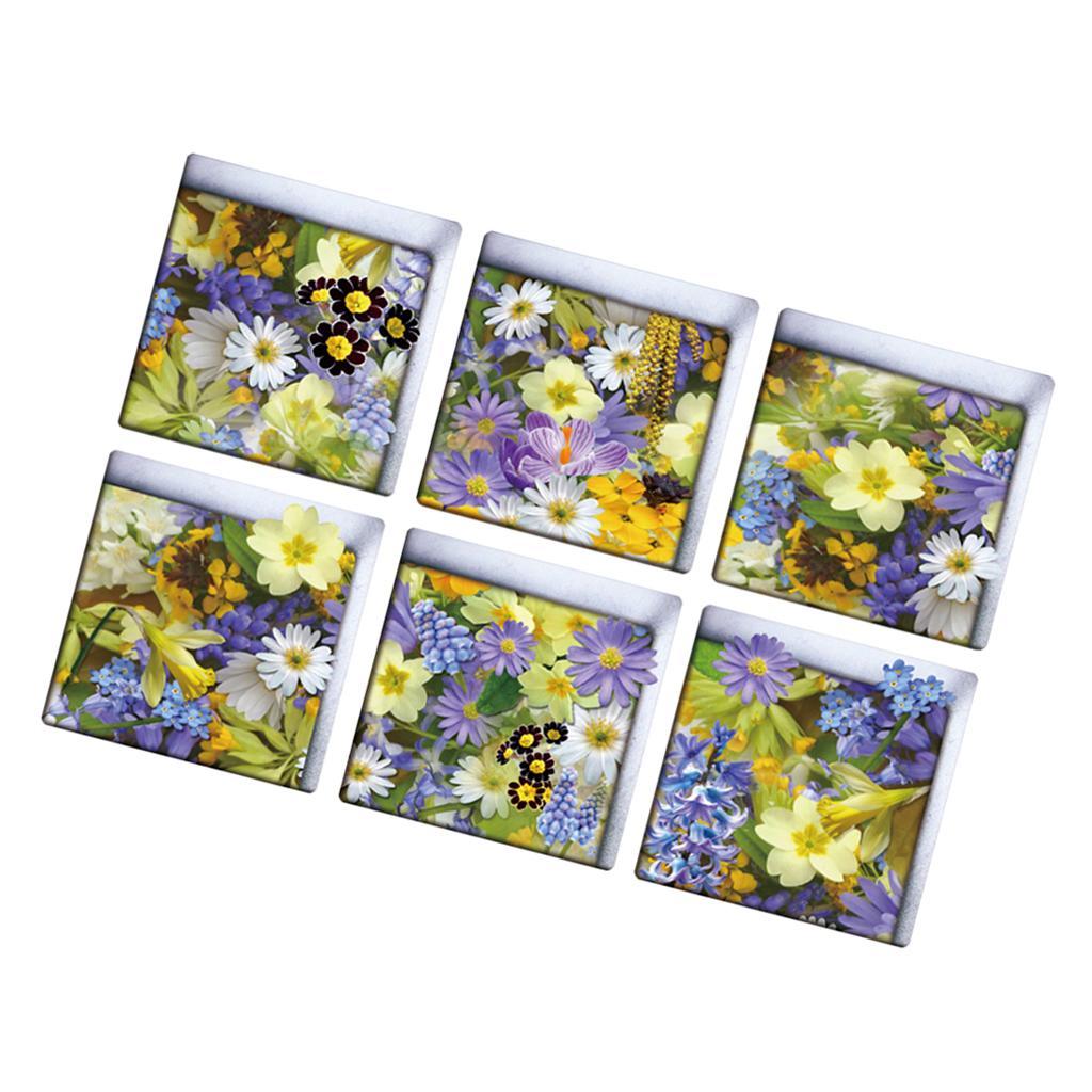 6pcs 3D exquisite Waterproof Bathtub Sticker for bathroom