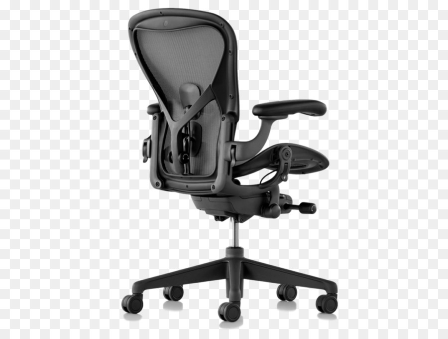 GHẾ AERON CỦA HERMAN MILLER, GHẾ CÔNG THÁI HỌC, GHẾ VĂN PHÒNG, BẢN MÀU ĐEN- KHUNG NHỰA.