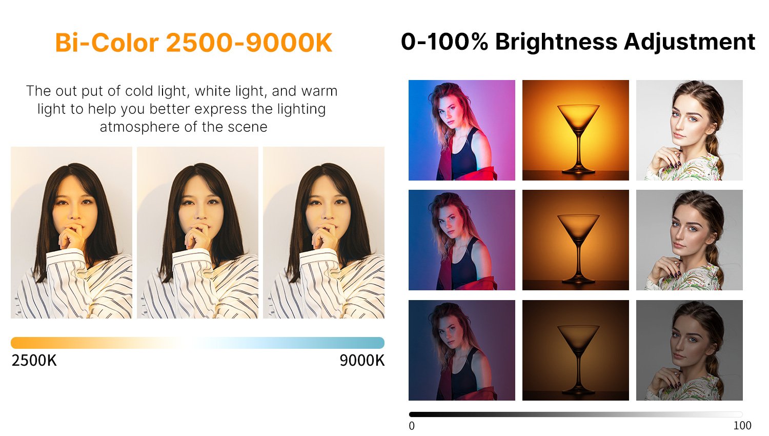 ULANZI VL61 RGB (2500-9000K) - HÀNG CHÍNH HÃNG - Đèn LED đổi màu RGB, 20 hiệu ứng đặc biệt, tích hợp pin 2000mAh