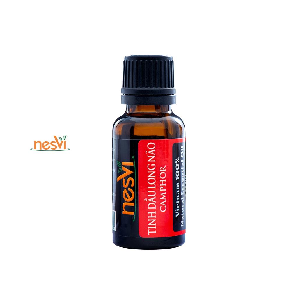 Tinh dầu cây Long Não dùng xoa bóp tốt cho xương khớp lưu thông máu mát lạnh đuổi côn trùng Nesvi 20ml