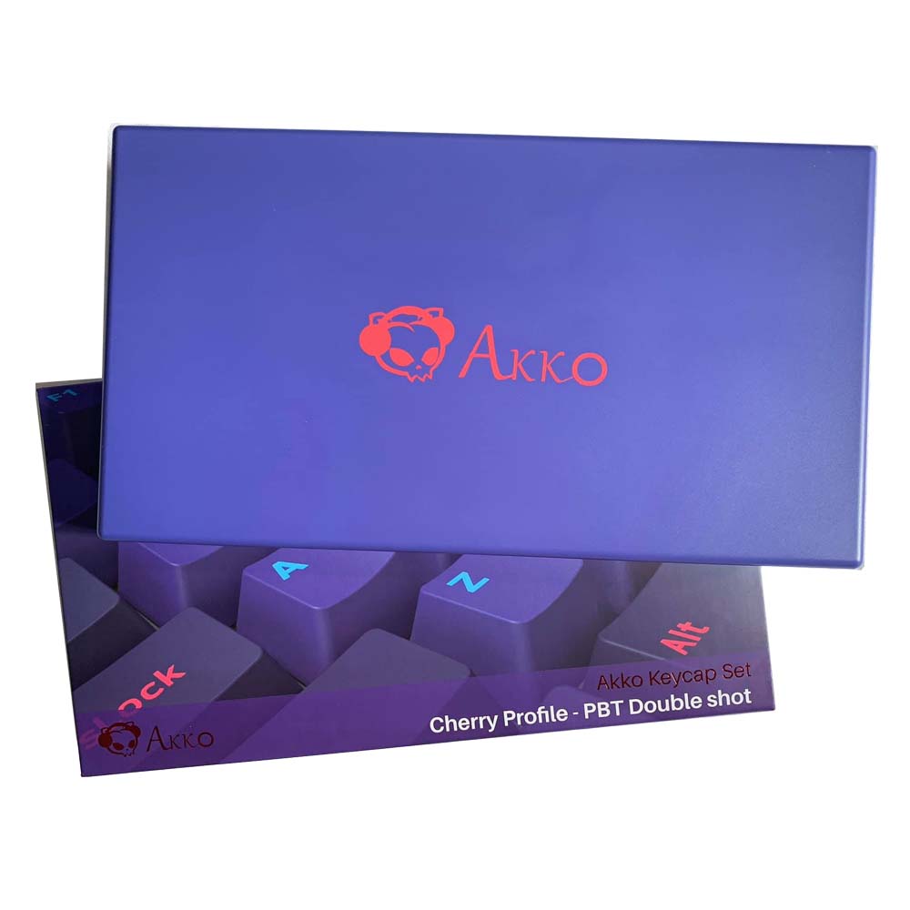 Bộ Set Keycap AKKO – NEON (PBT Double-Shot/Cherry Profile/157 nút) - Hàng Chính Hãng