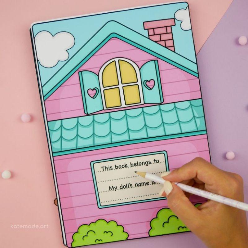 NHÀ CHO BÚP BÊ GIẤY 3 ( NHÀ CỦA MÈO HOLLY)