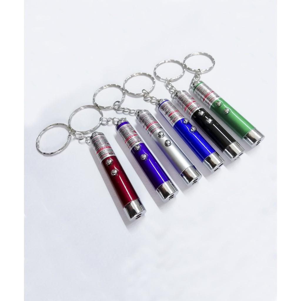 Móc khóa đèn pin laze