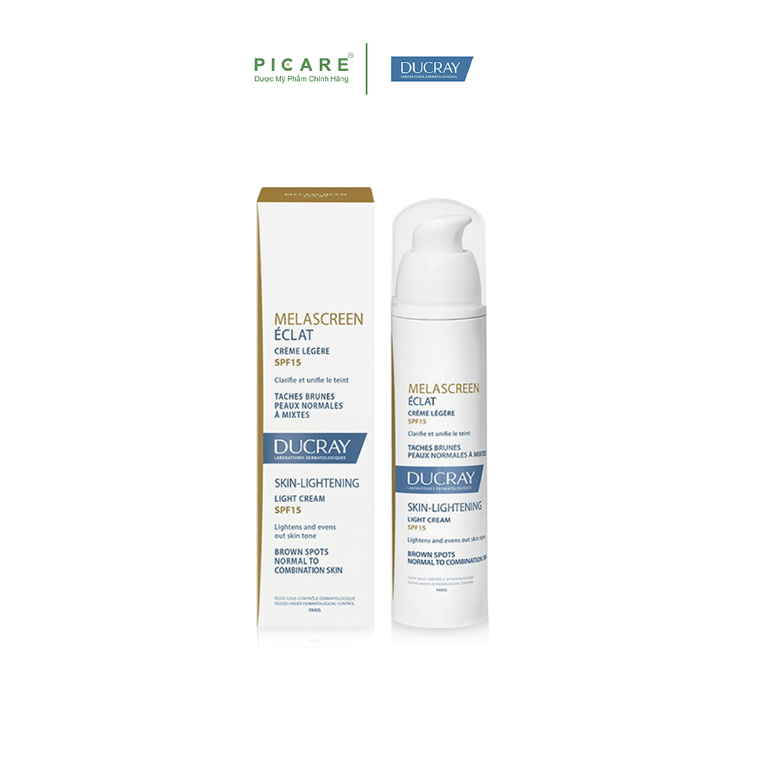Kem dưỡng sáng da Melascreen Eclat Light Cream Skin Lightening SPF15 Ducray 40ml
