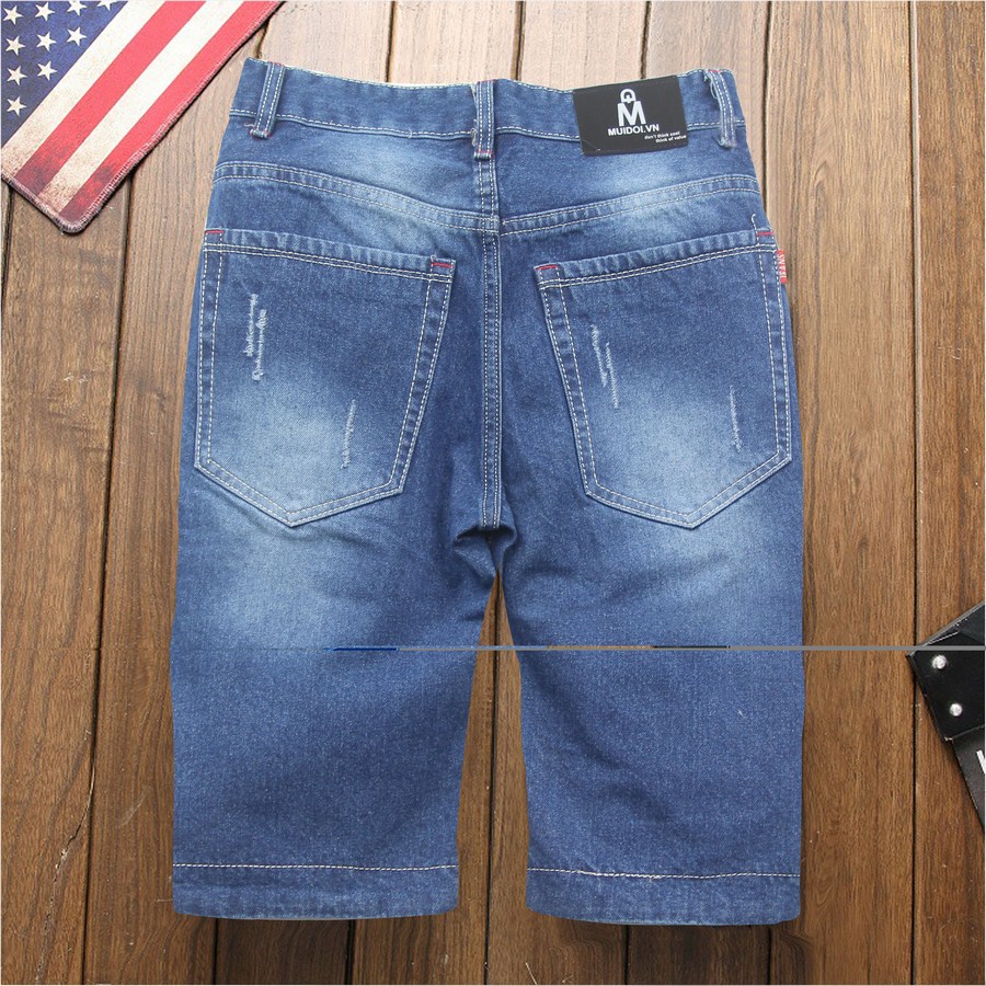 Quần short jean nam Muidoi Q33 