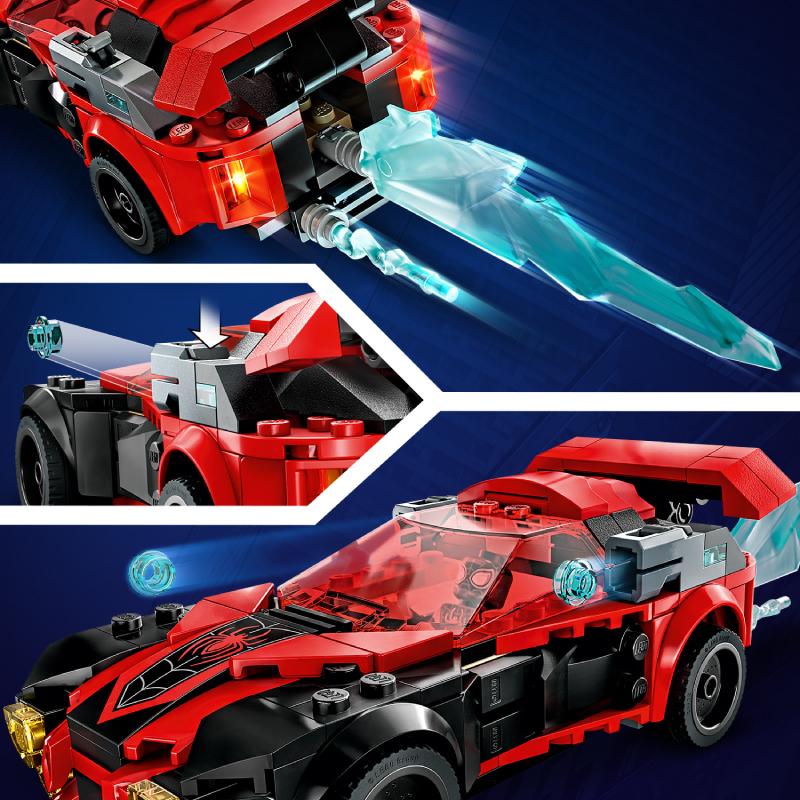 Đồ Chơi Lắp Ráp LEGO Superheores Miles Morales Đối Đầu Morbius 76244 (220 chi tiết)