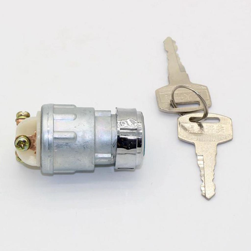 12V Car Motorcycle Bike Boat Universal Ignition Key Switch Barrel