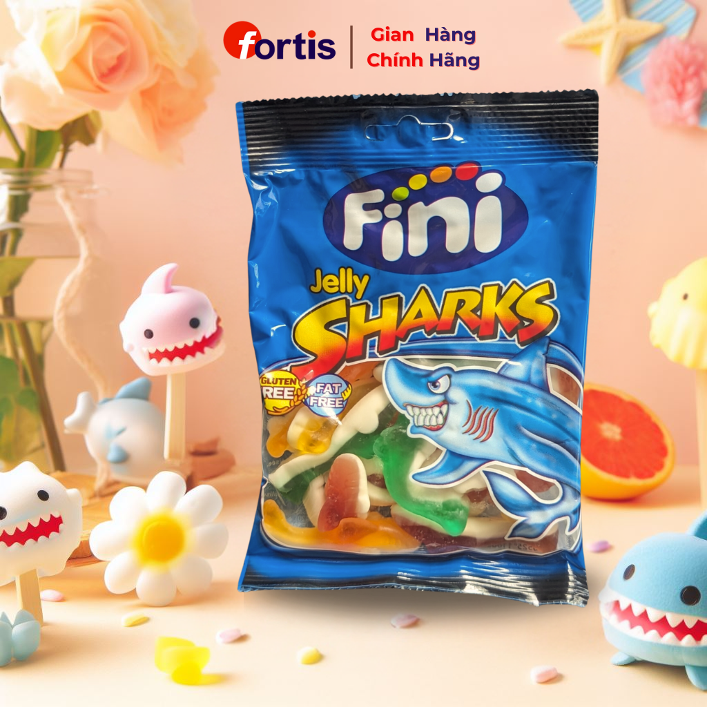 Kẹo dẻo Fini Jelly Sharks 90g