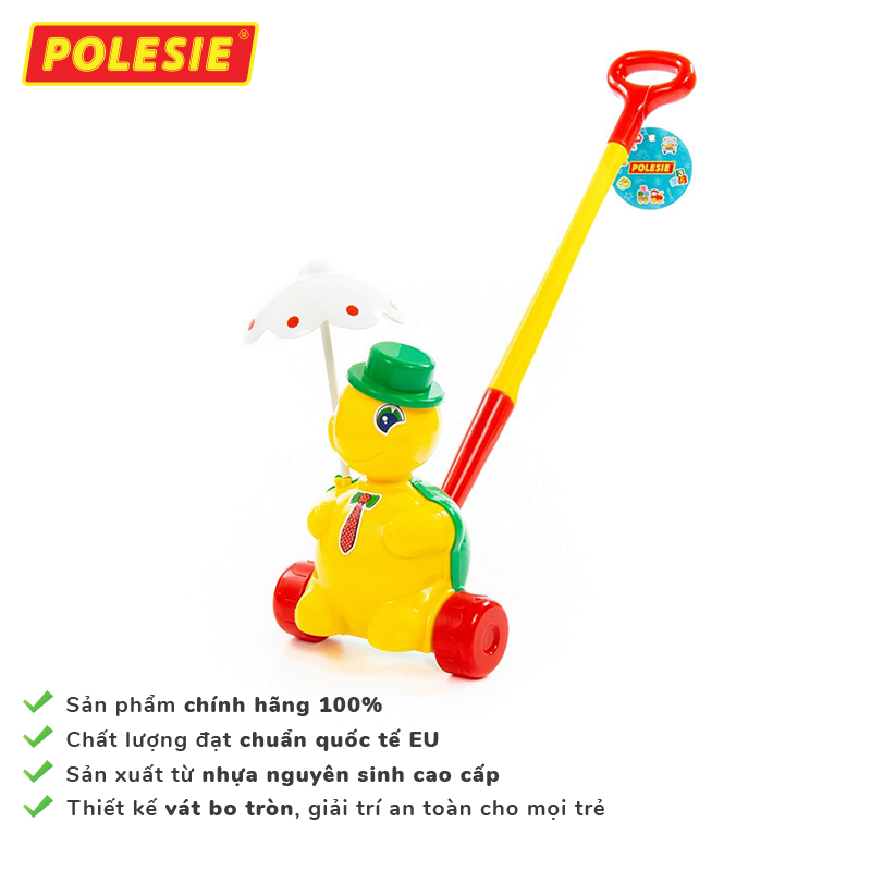 Đồ Chơi Xe Đẩy Rùa Con Giúp Bé Thích Thú Tập Đi Polesie 3637 - Hàng Chính Hãng Nhập Khẩu Châu Âu