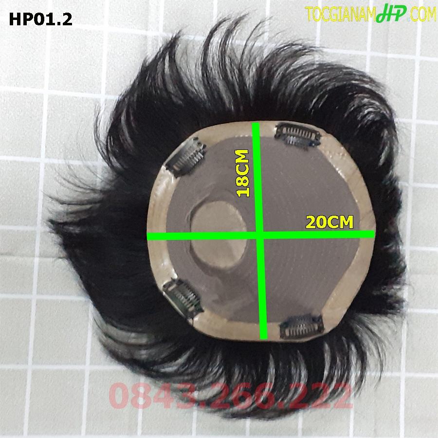 Tóc giả mái nam sử dụng kẹp hoặc dán