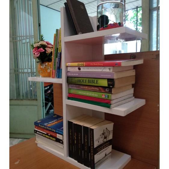KỆ SÁCH GỖ NHÁNH ĐỂ TRÊN BÀN LÀM VIỆC