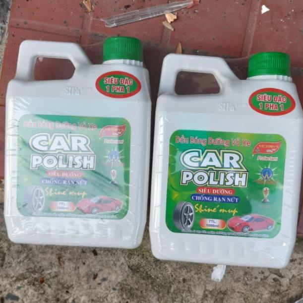 Bộ 2 chai Dưỡng bóng vỏ xe Car Polish