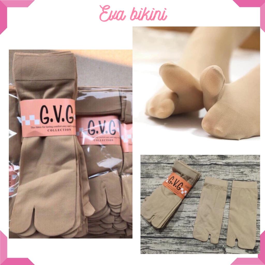 Set 10 Đôi Tất Nữ Da Chân Xỏ Ngón Chống Nắng Màu Da Mỏng Mát EVA