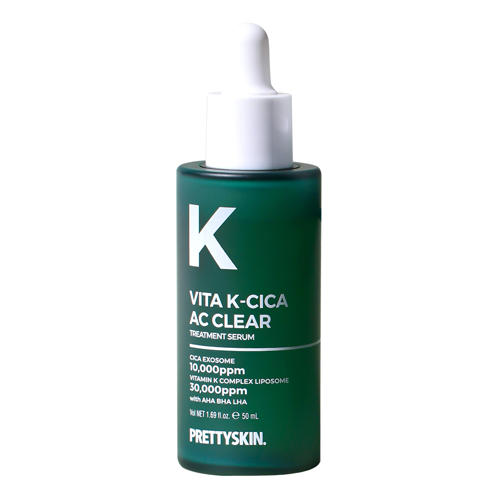 Serum hỗ trợ ngừa mụn Vita K - Cica Ac Clear Pretty Skin phục hồi - căng bóng - tái tạo làn da 50ml