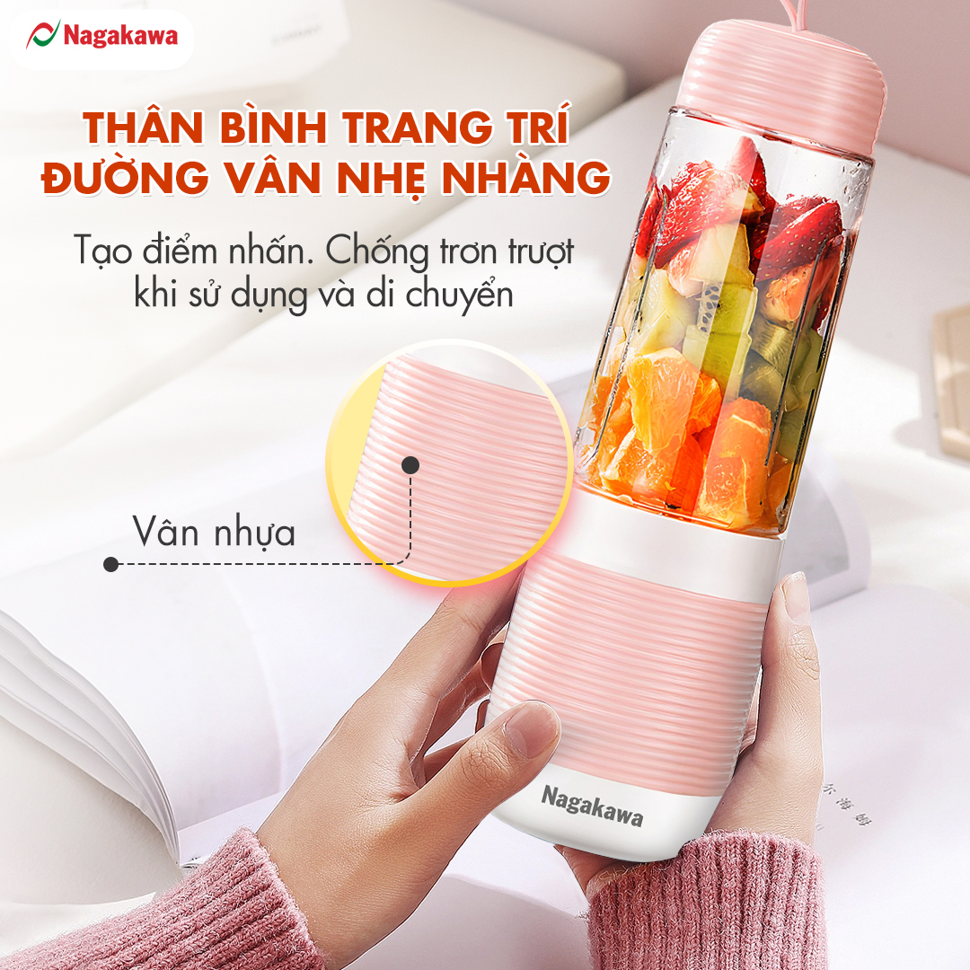 Máy xay sinh tố cầm tay Nagakawa NAG0826 - Hàng chính hãng