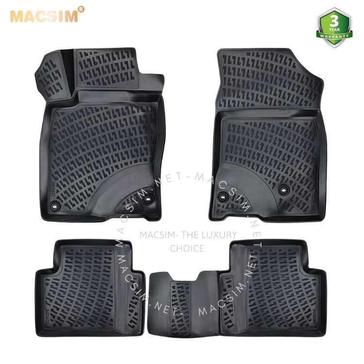 Thảm lót sàn ô tô nhựa TPU Silicon Honda civic sedan tenth generation 2015-2021 Nhãn hiệu Macsim