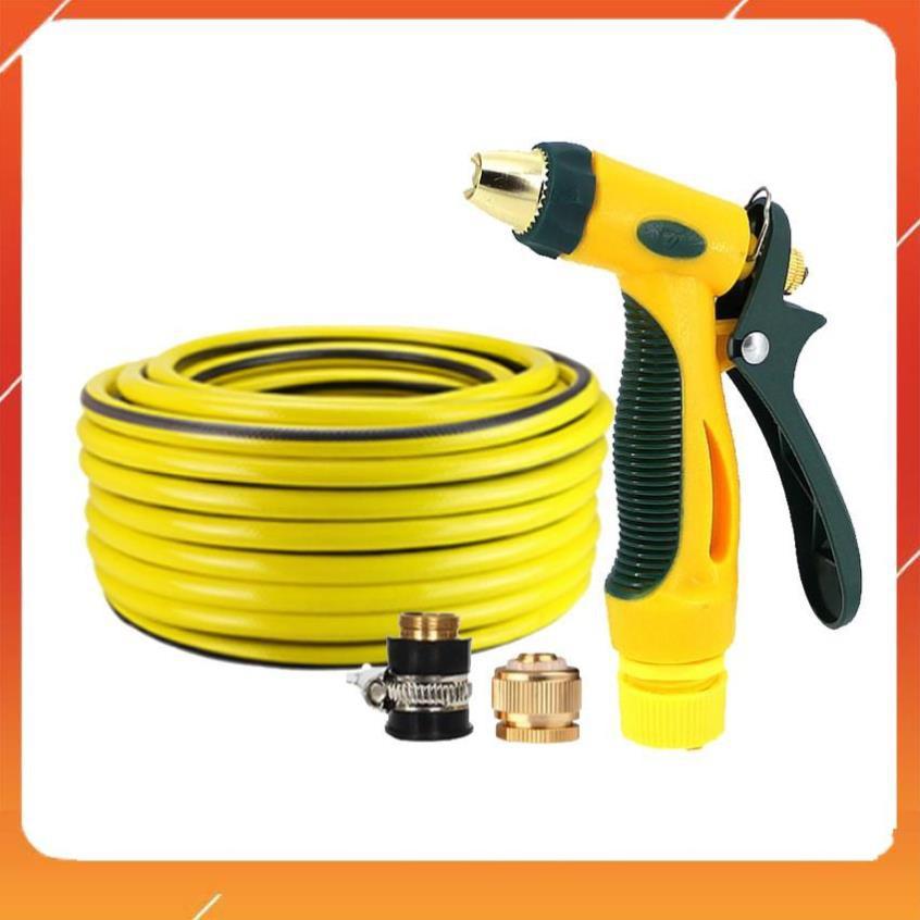 Bộ dây vòi xịt nước rửa xe, tưới cây tăng áp 3 lần,loại 3-5M  206317