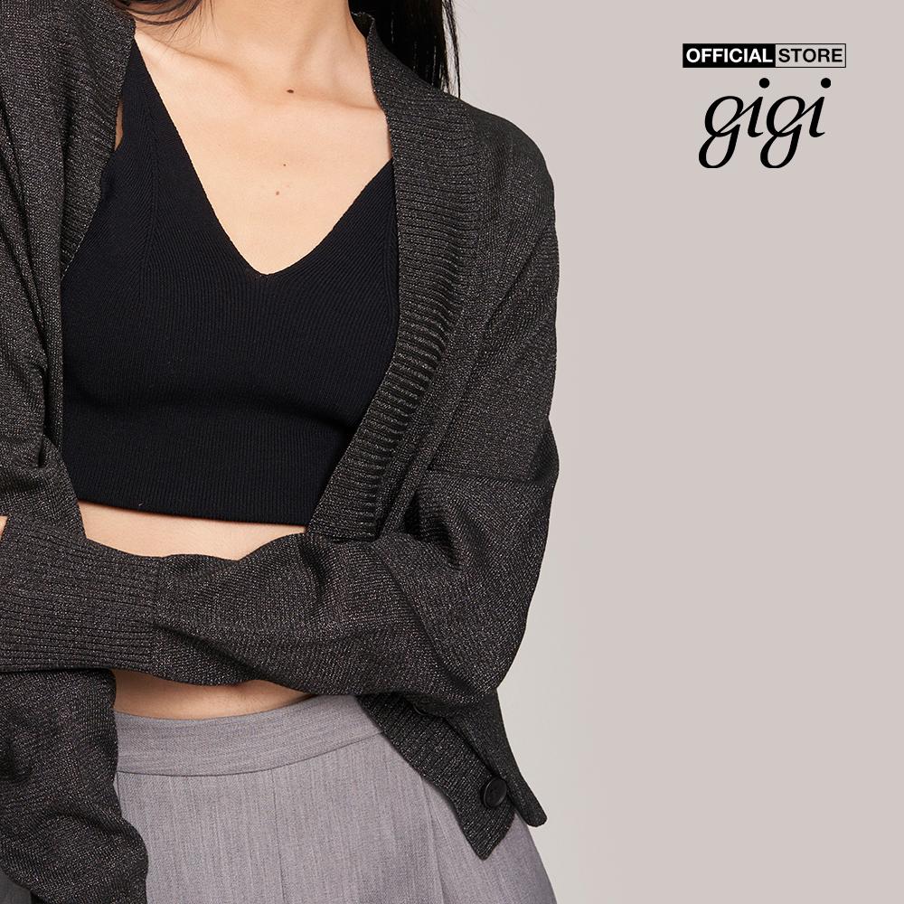 GIGI - Áo khoác cardigan nữ tay dài cổ V nữ tính G1302K222705