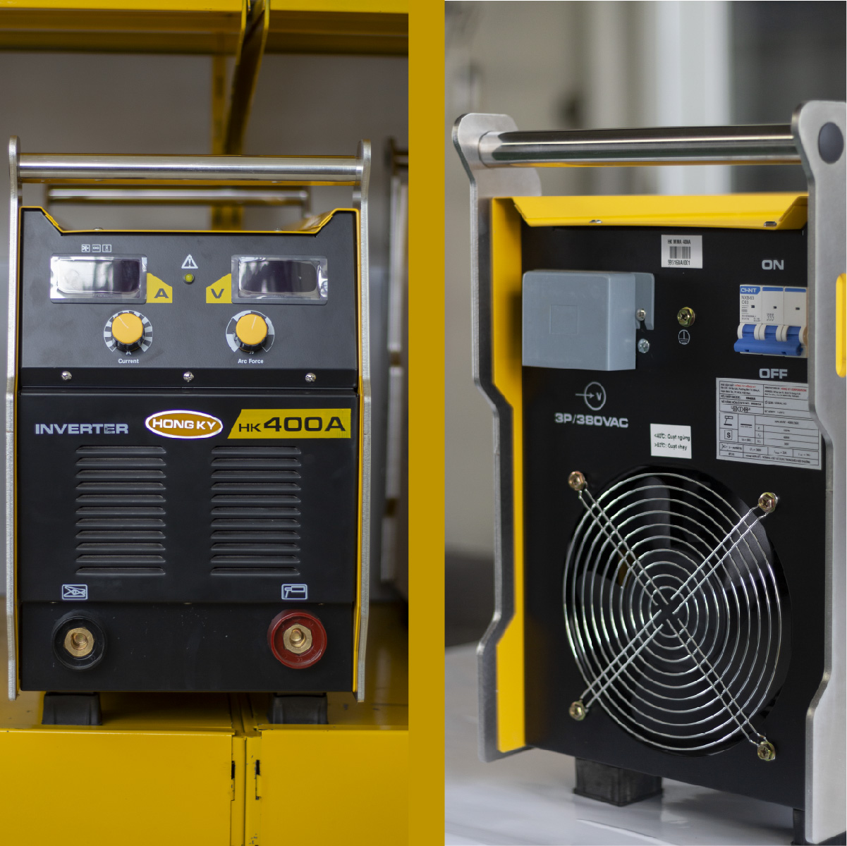 Máy hàn que MMA Hồng Ký Inverter 400 Ampe 380V HK400A
