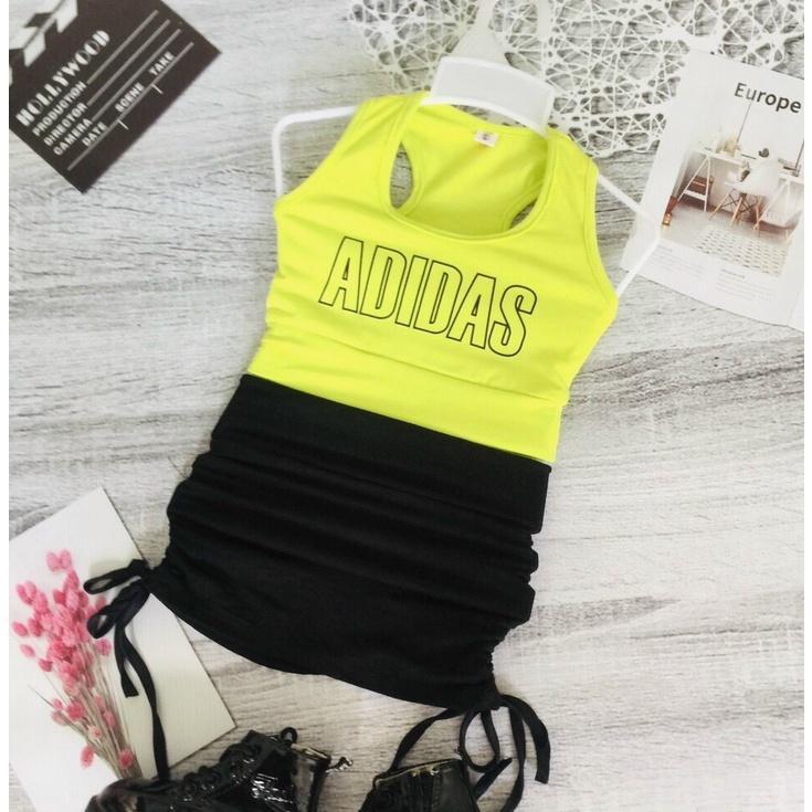 Chân Váy Rút Phối Áo Croptop Siêu Dễ Thương Cho Bé Gái Đủ Size Cho Bé Từ 1 Tuổi Đến 8 Tuổi Nhã Uyên Kid BK017