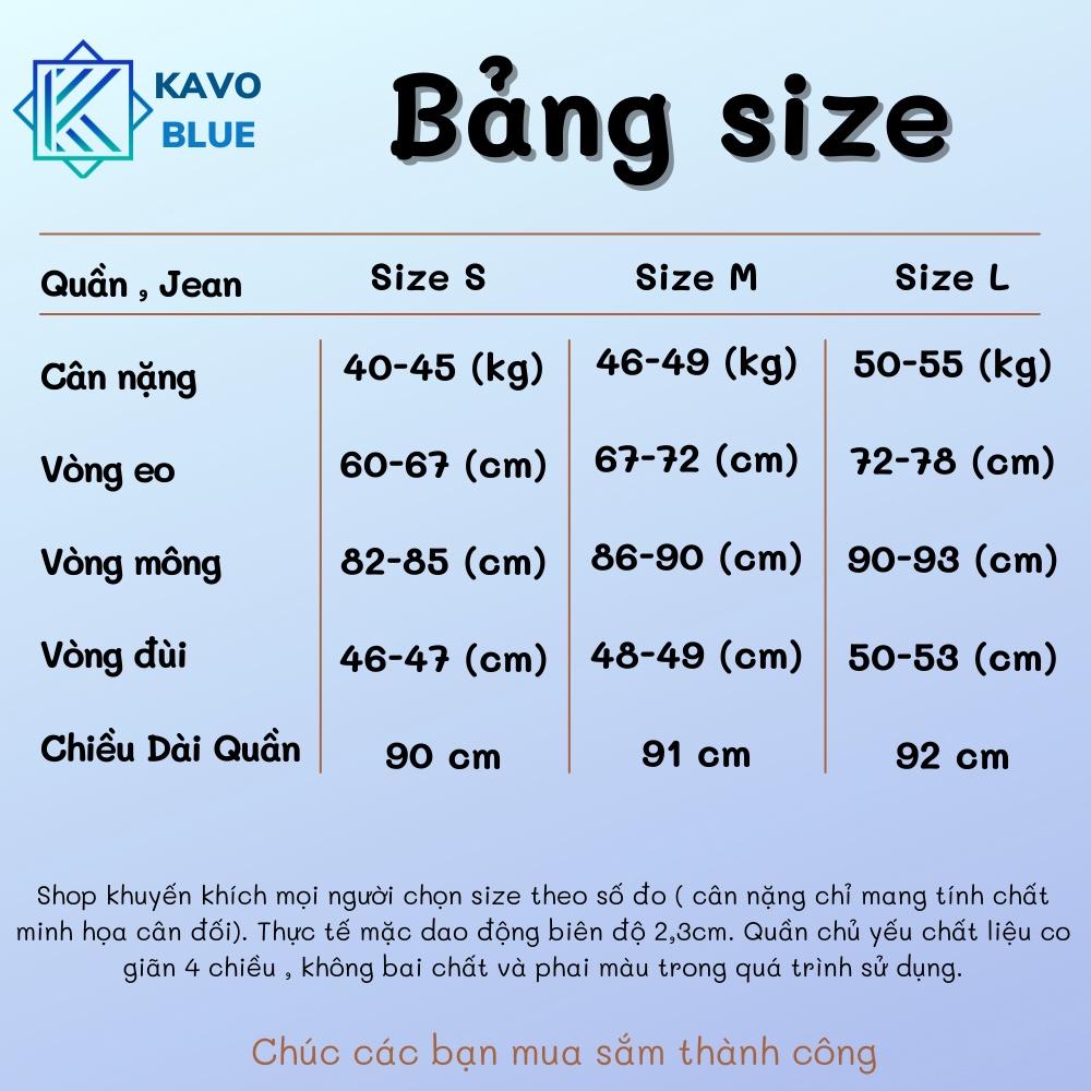 Quần Bò Nữ Dáng Lỡ KAVO BLUE BL38-02