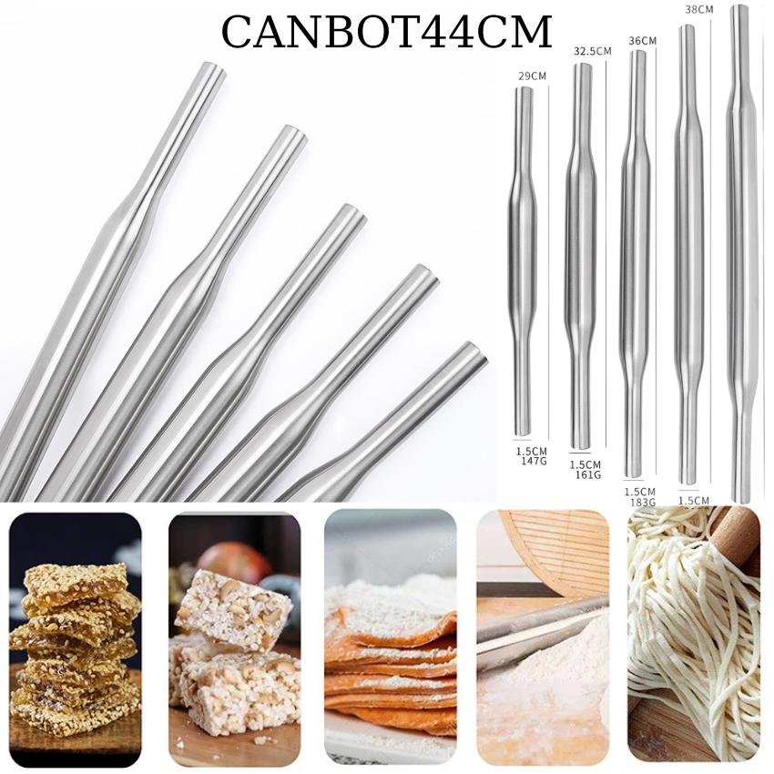 Cán bột INOX dài 44 cm DỤNG CỤ LÀM BÁNH - CANBOT44CM