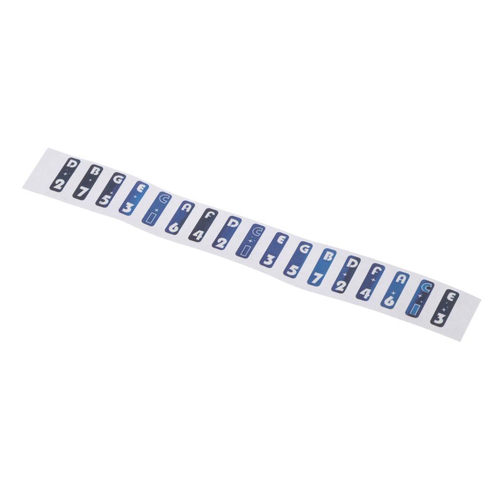 African Kalimba Thumb Piano Note Sticker for Beginner Musical Gift