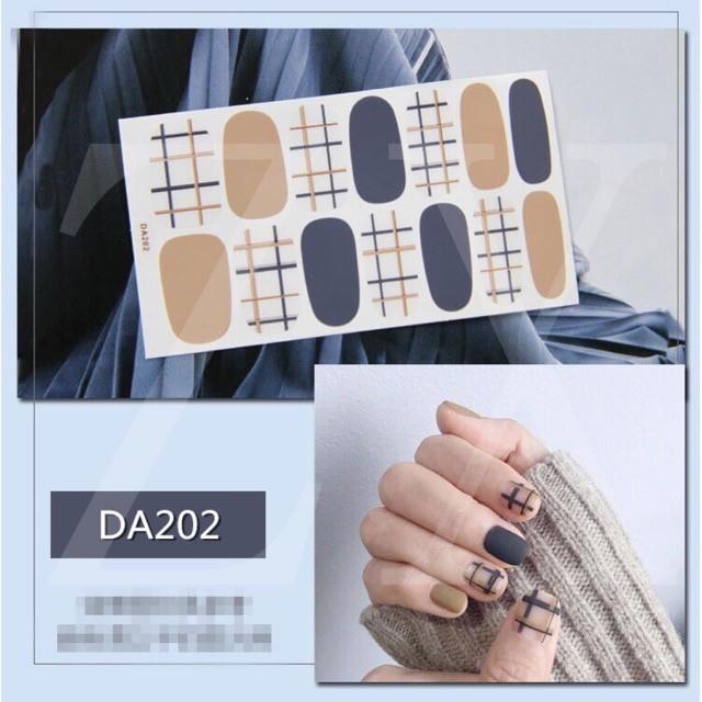 Set dán móng tay nails dán nghệ thuật nhiều màu - có ngay bộ móng đẹp trong 5 phút (Nail wraps / Nail stickers)