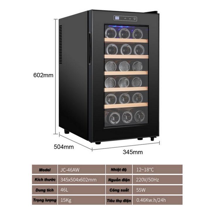 Tủ đựng Vang bảo quản Cigar 12~18 Độ C Cabinet OFA️ EU Design