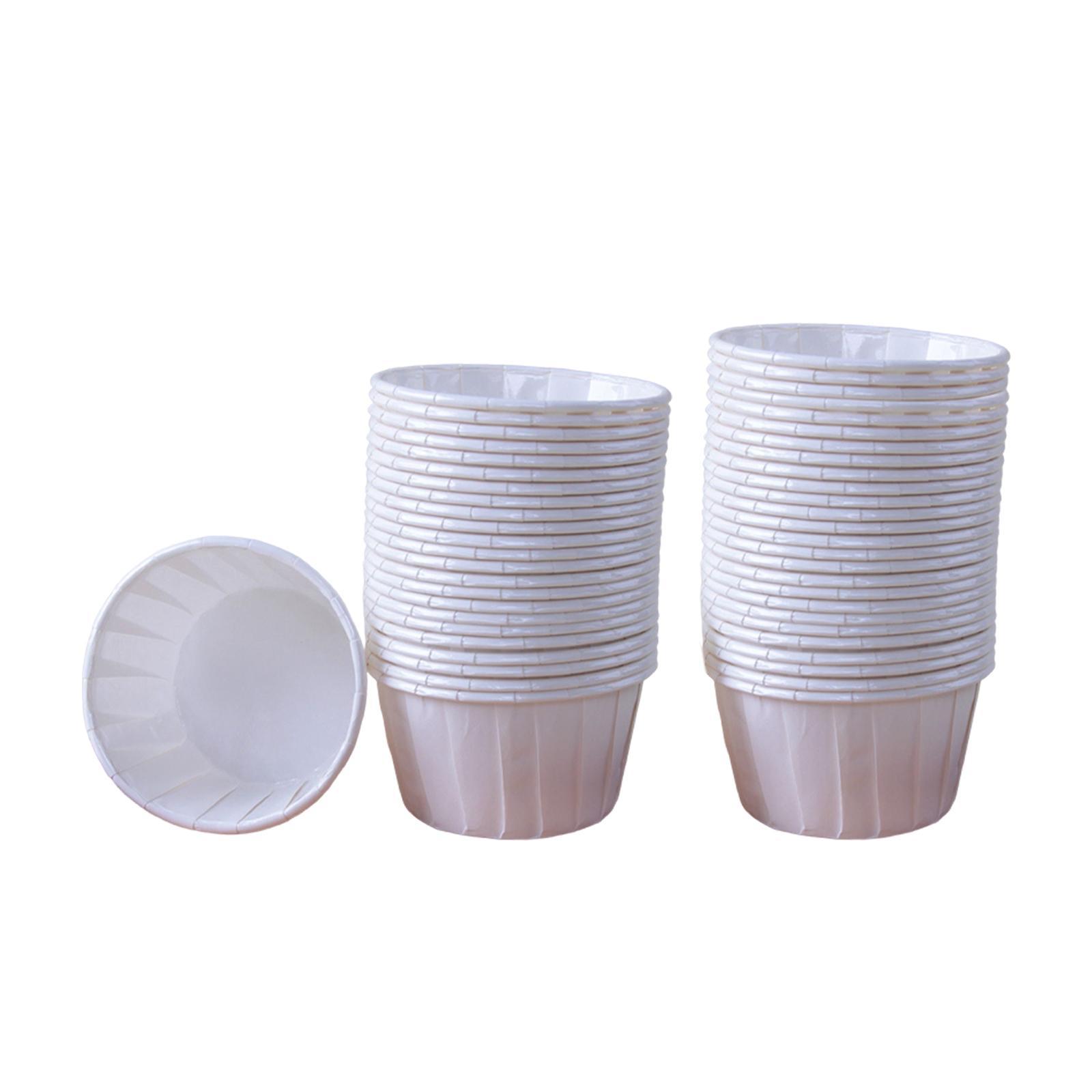 50 Pieces Greaseproof Paper Cupcake Wrappers Baking Cups Accessory Durable