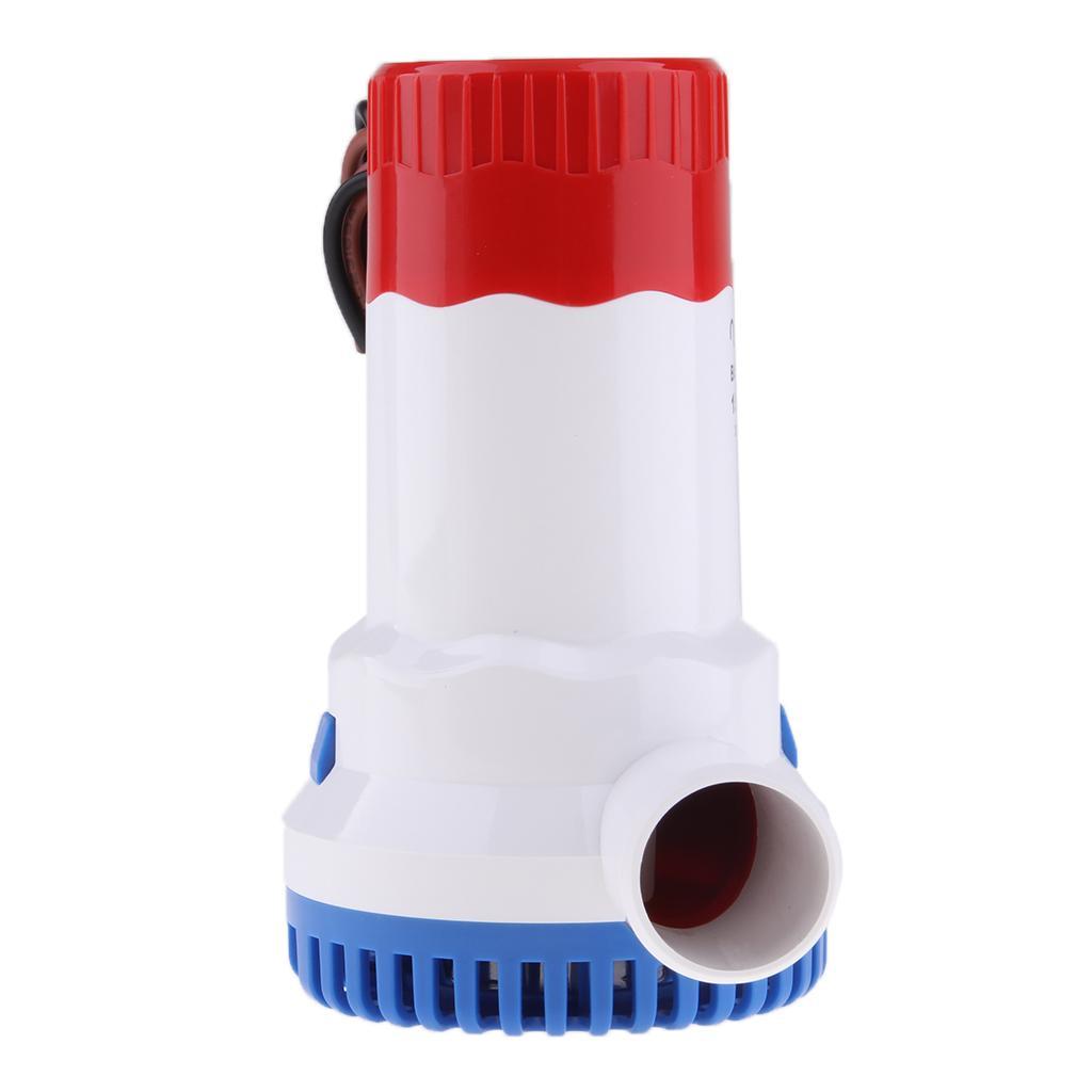 12V 1500GPH Boat Bilge Water Pump  Submersible Pump