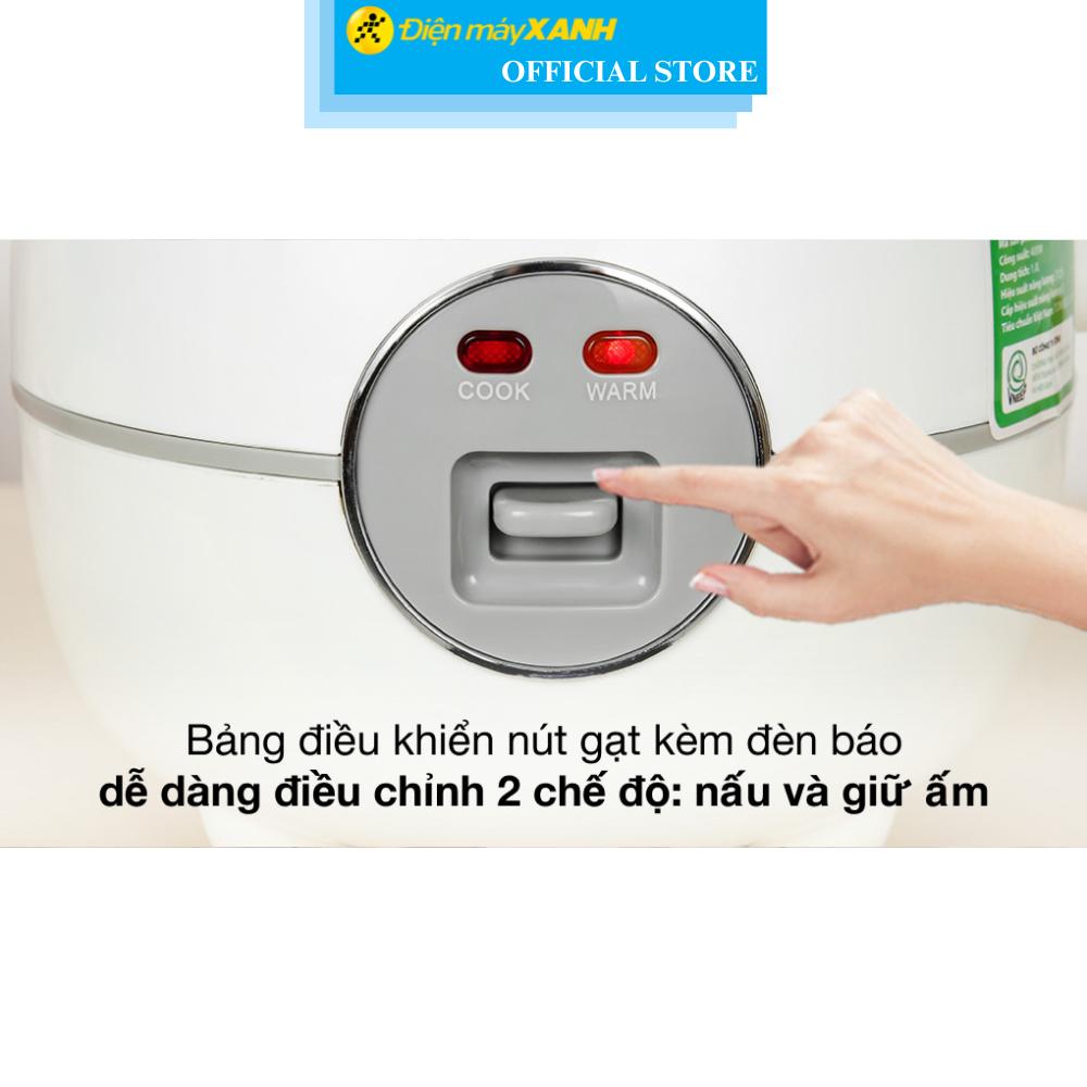 Nồi cơm nắp gài AVA 1 lít JRC-100P - Hàng Chính Hãng
