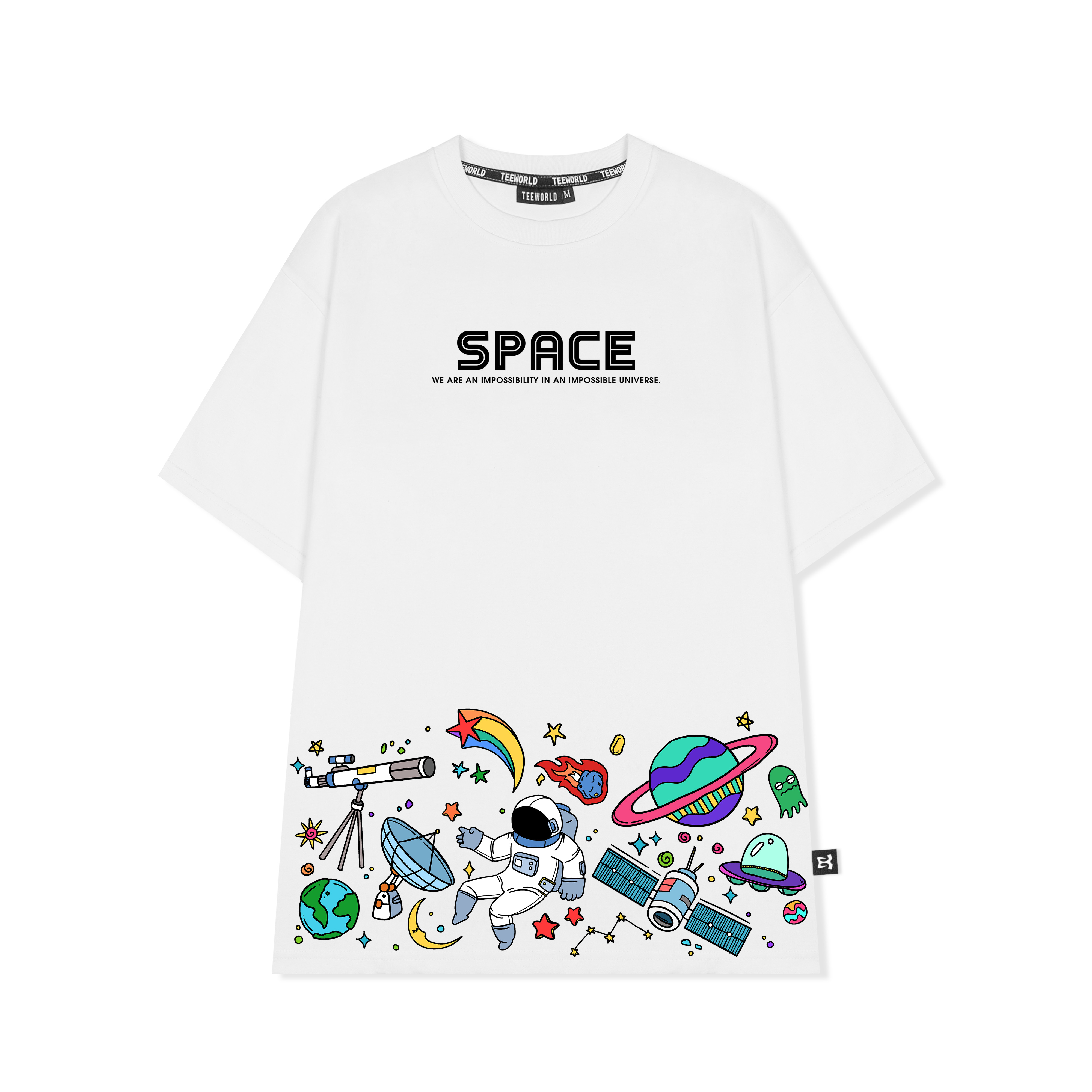 Áo thun Teeworld Outer Space T-shirt Form Rộng Unisex Nam Nữ