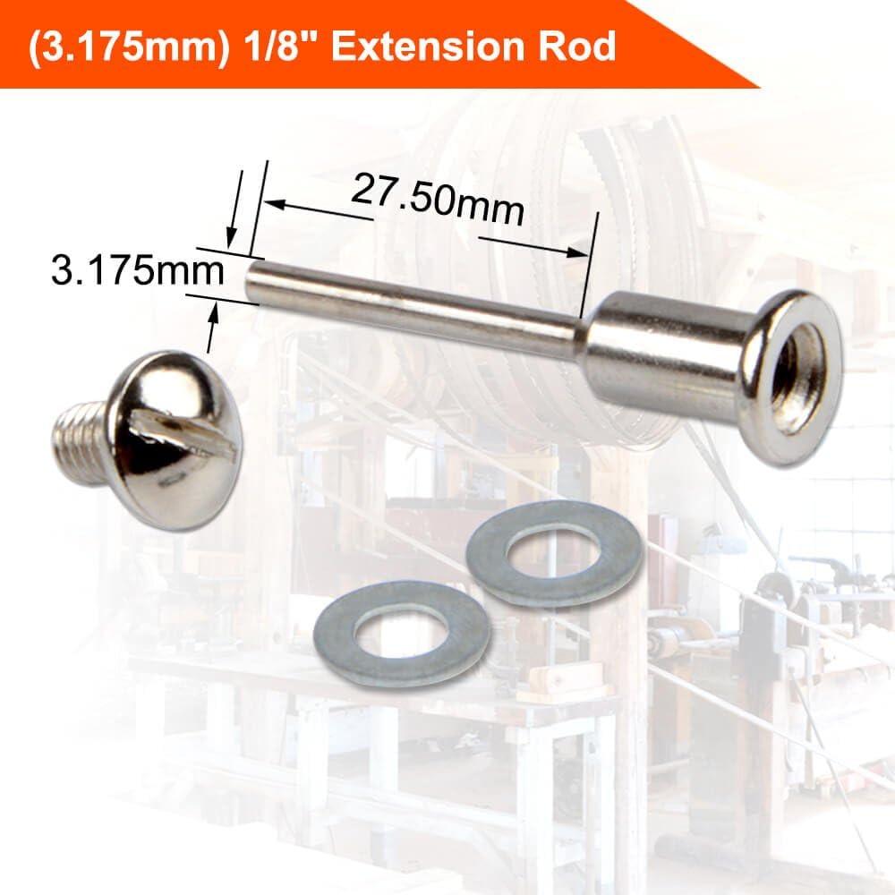 7pc Lưỡi cưa dụng cụ quay , Đĩa lưỡi cưa tròn, cho Mâm cặp dụng cụ quay với Chuôi nối dài 1/8"