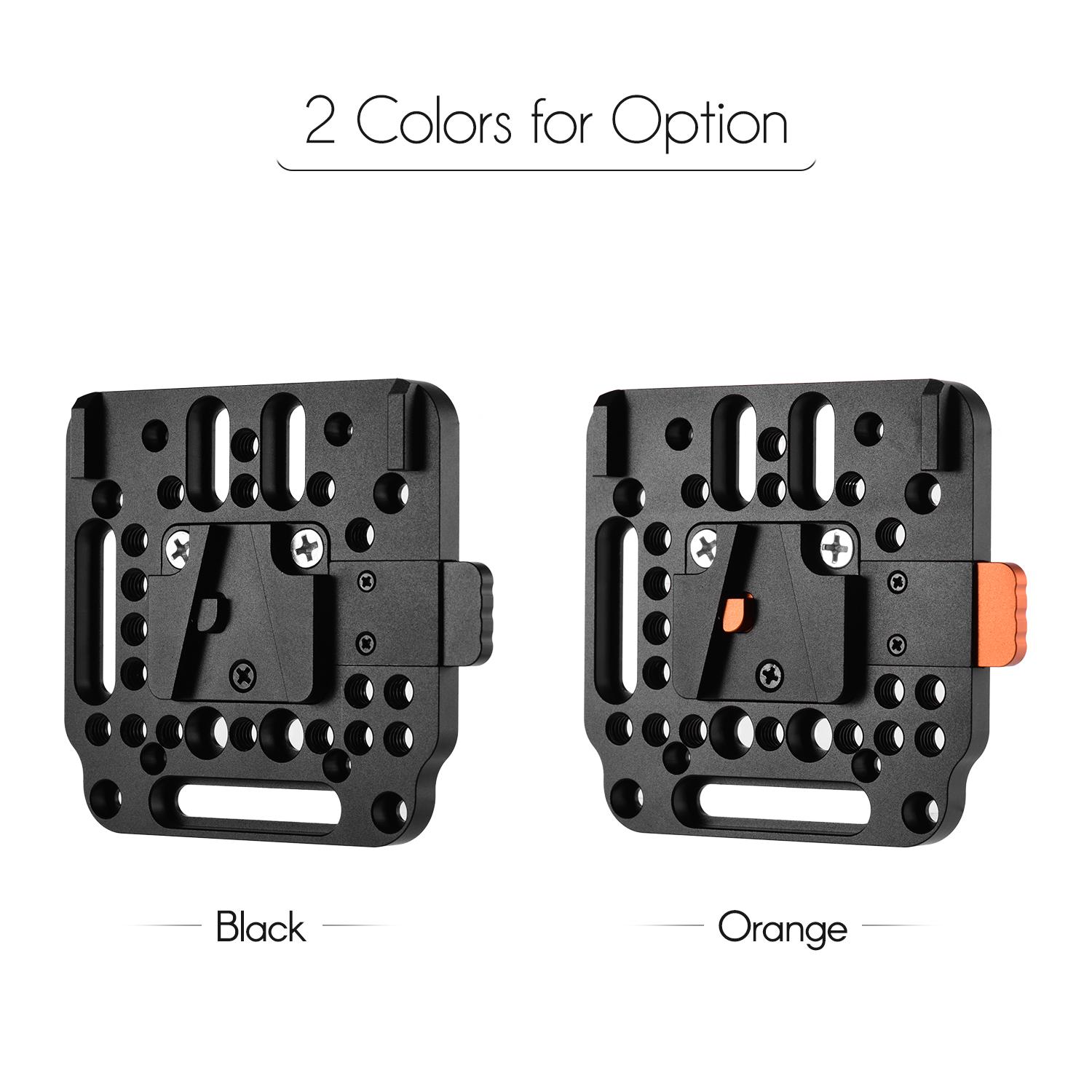 Tấm khóa chữ V hợp kim nhôm 1/4 inch M3 M4 Bộ đếm Liên kết 1/4 inch cho pin V-Mount